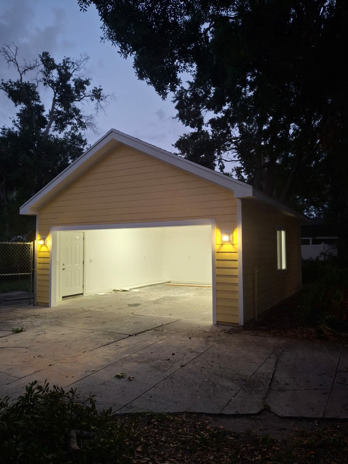 New Garage in Clearwater - custom work