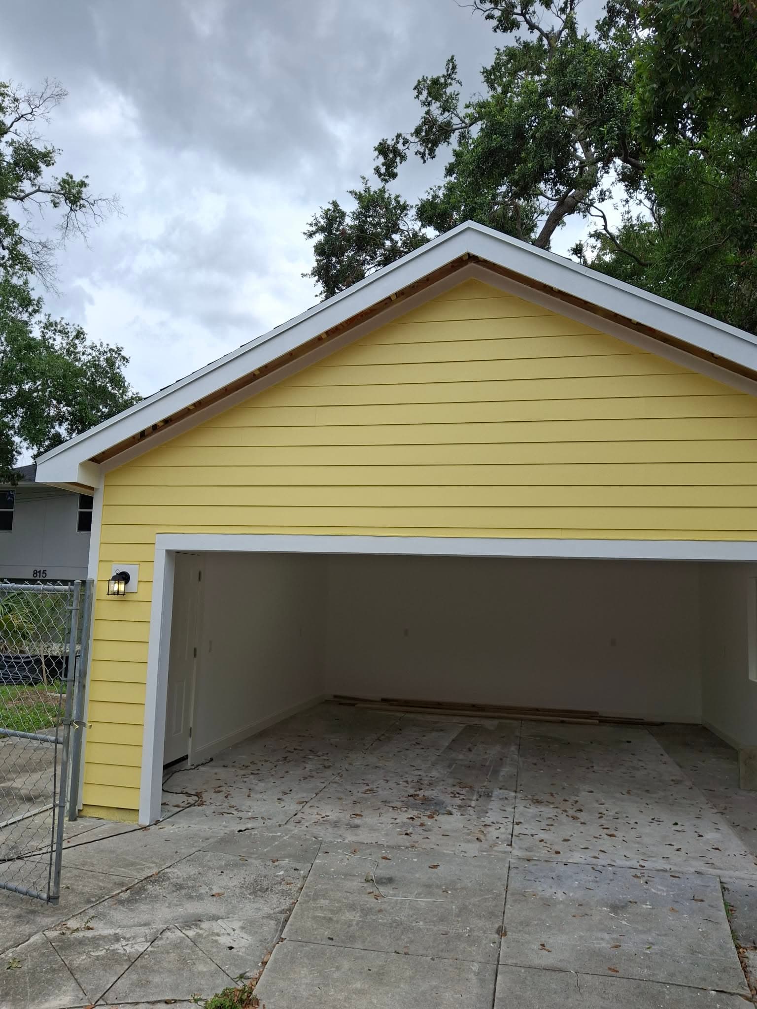 New Garage in Clearwater - custom work