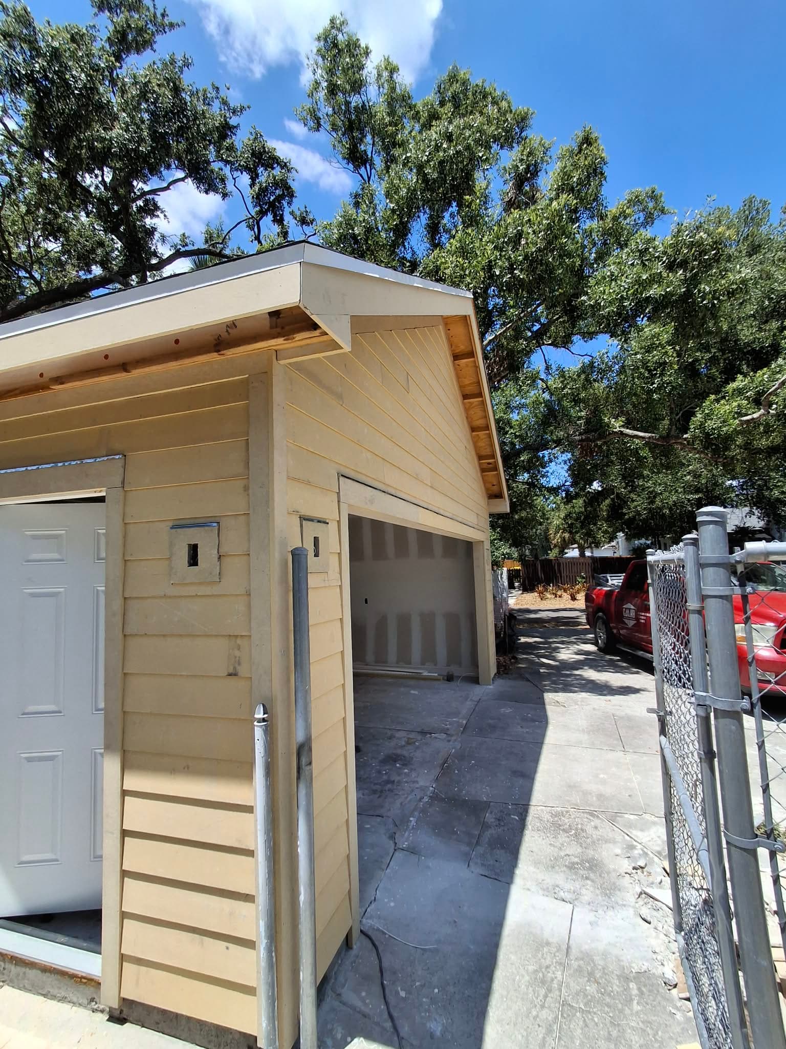 New Garage in Clearwater - custom work